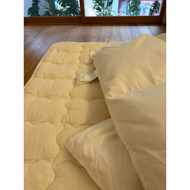 【日の本寝具】60サテン フランスマザーダック羽毛布団
