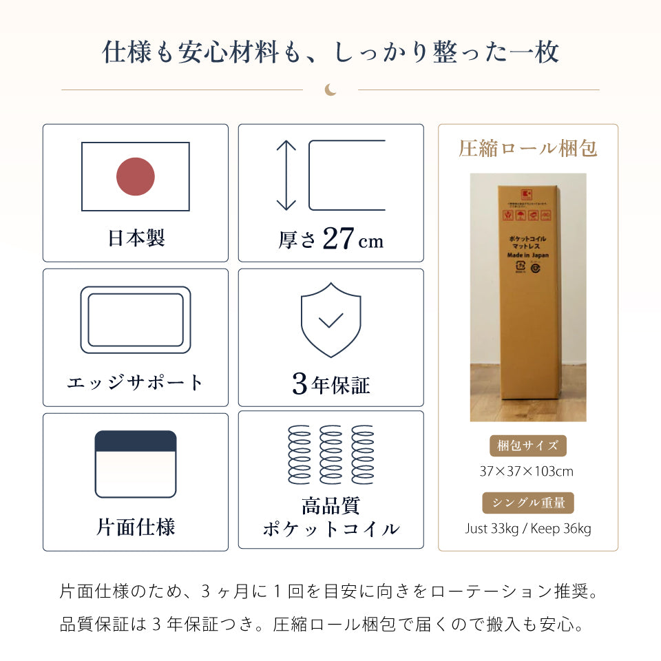 咲夜Noway!｜7万円コスパ圧倒的No.1｜高級ホテル仕様マットレス