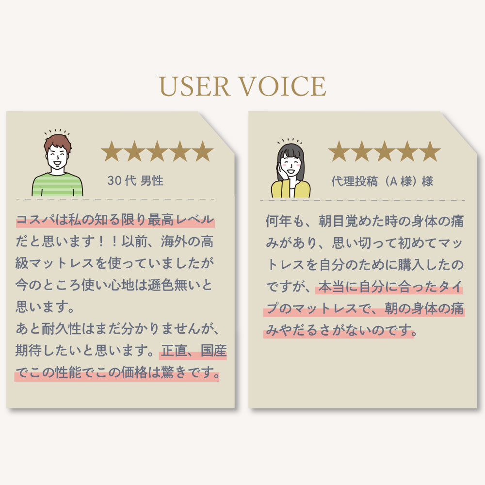 【源ベッド】咲夜レアル｜ ポケットコイルマットレス 6.7インチ｜日本製｜高評価モデル