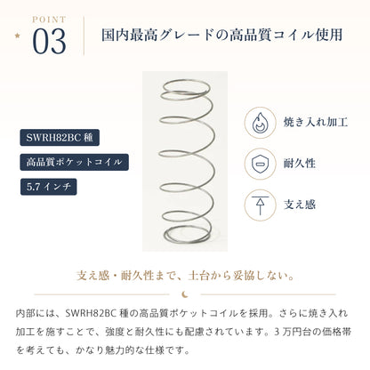夜香ハイグレード2｜3万円台コスパNo.1【源ベッド】