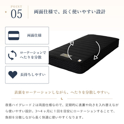 夜香ハイグレード2｜3万円台コスパNo.1【源ベッド】